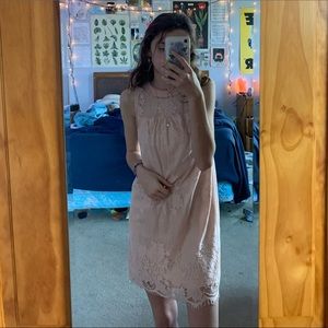 No Boundaries lace pink dress XS/1